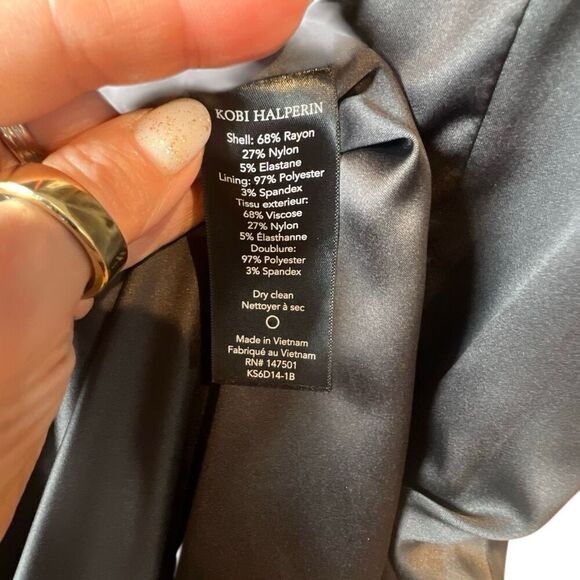 Kobi Halperin Quinn Dress Coral Rose Pink Sleeveless Draped Size 6 (044) - Picture 14 of 14